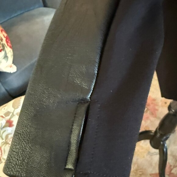 Blanc Noir Drape Front Jacket - Picture 5 of 9